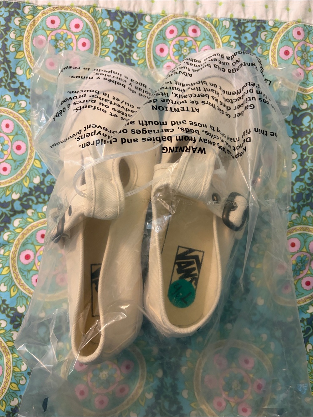 Vans Cream Mary Jane Sneakers with White Sole 90s vintage style - Picture 8 of 8